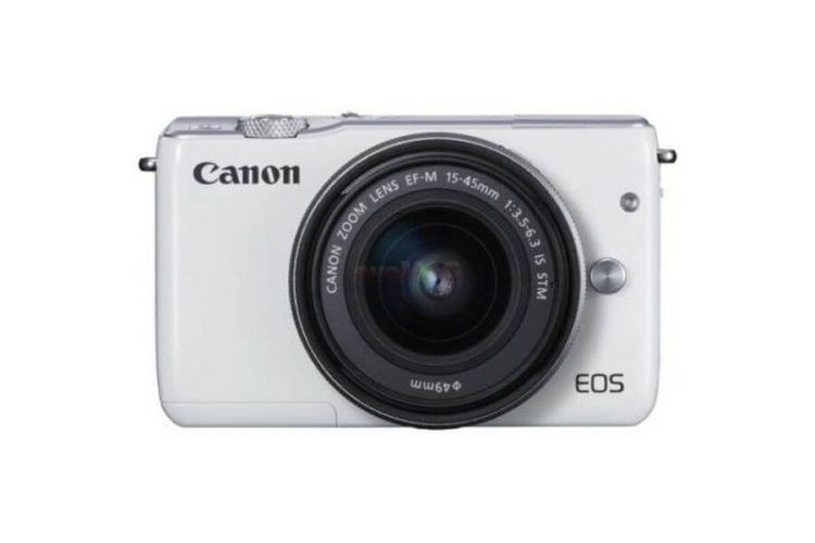 Camera foto mirrorless CANON EOSM10, 18Mp, 3 inch, obiectiv 15-45 mm, f/3.5-6.3 IS STM, alb