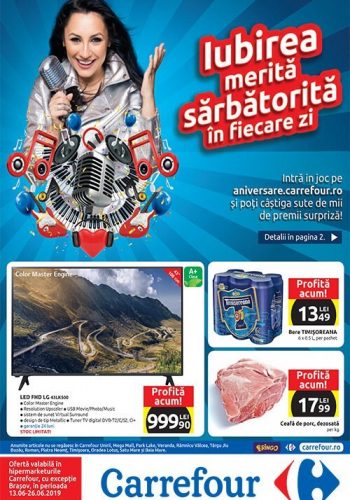 Catalog Carrefour hypermarket 13.06.2019 - 26.06-2019 - Iubirea merită sărbătorită în fiecare zi!