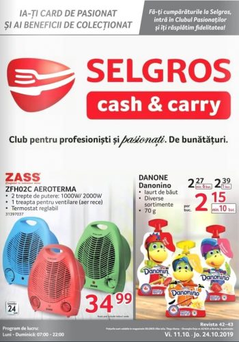 Catalog Selgros - Magazine Mici (Alba Iulia, Bistrita, Tg. Mures) nr. 42-43 11 - 24 octombrie 2019