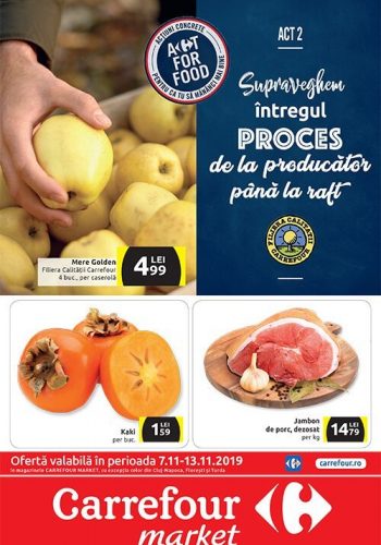 Catalog Carrefour market 7 - 13 noiembrie 2019 - Catalog produse proaspete