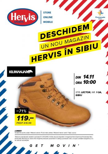 Catalog Hervis 14-24 noiembrie 2019 - Catalog Deschidere Hervis Sibiu