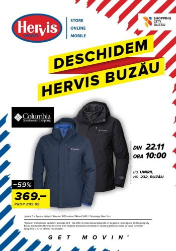 Catalog Hervis 22 noiembrie - 1 decembrie 2019 - Catalog Pre-Deschidere Hervis Buzau