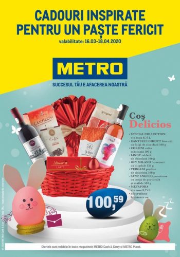 Catalog Metro 16 martie - 18 aprilie 2020 - Pachete speciale de Paste