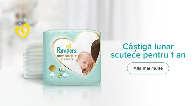 silk Dot Thank Concurs Pampers - Castiga scutece Pampers Premium Care pentru un an!