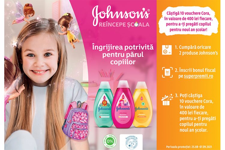 Cora - Johnson's reincepe scoala 2021 - Castiga un voucher Cora!