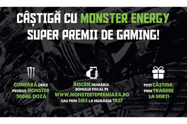 Selgros - Castiga cu Monster Energy super premii de gaming!