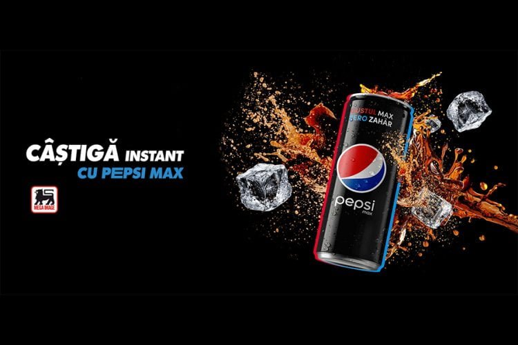 Mega Image - Castiga instant cu Pepsi Max un voucher eMAG!