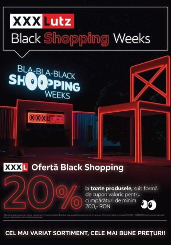Catalog XXXLutz - Black Shopping - Pliant 12 noiembrie - 1 decembrie 2021
