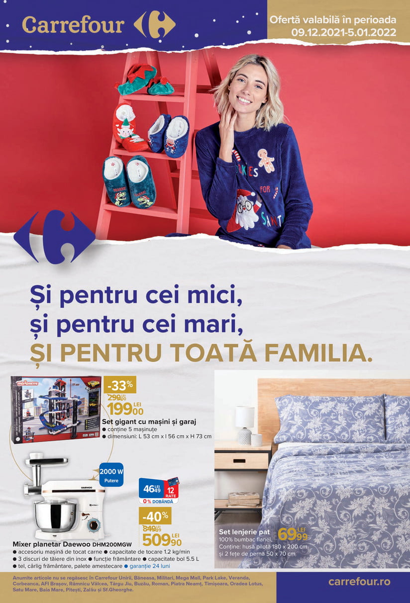 apparatus inch moron Catalog Carrefour 9 decembrie 2021 - 5 ianuarie 2022 - Pentru toata familia