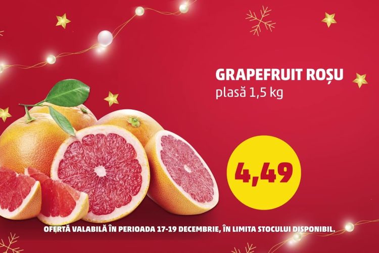 Oferta de weekend Penny - Grapefruit si Portocale Rosii | 17 - 19 decembrie 2021