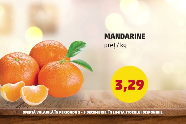 Oferta de weekend Penny - Mandarine si Varza alba | 3 - 5 decembrie 2021