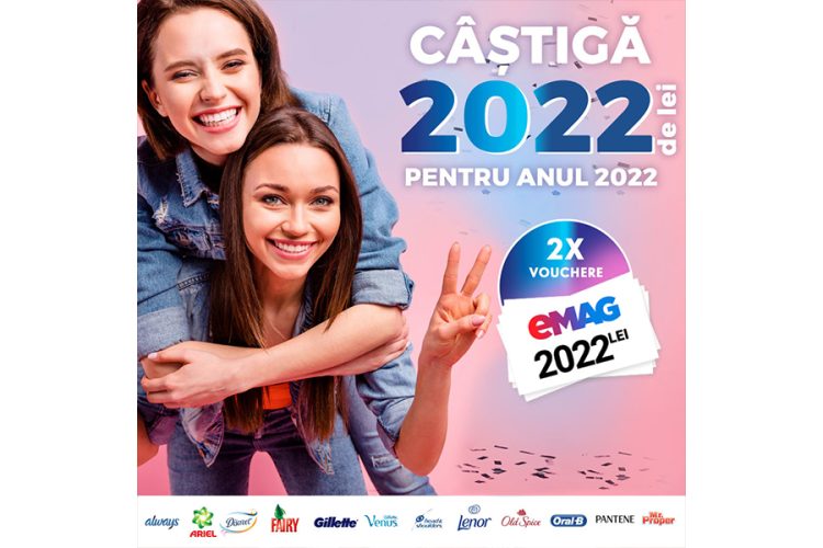 Youtil - Castiga 2022 de lei pentru anul 2022 - Castiga un voucher eMag!