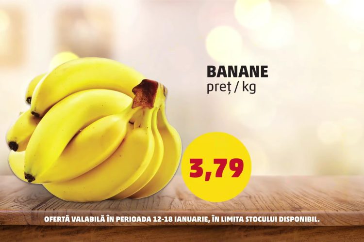 Oferta Penny - Banane si Hrana Uscata Completa Pentru Caini Adulti | 12 - 18 ianuarie 2022