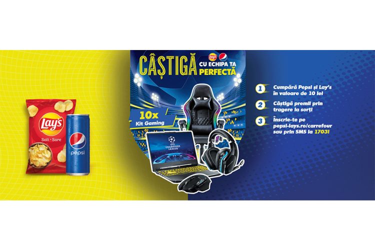 Carrefour - Lay's Pepsi - Castiga cu echipa ta preferata! Castiga un kit gaming!