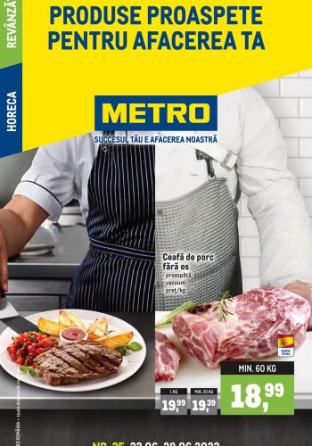 Catalog Metro - Produse proaspete pentru afacerea ta 22 iunie - 28 iunie 2022