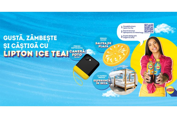 Mega Image - Gusta, zambeste si castiga cu Lipton Ice Tea - Castiga o experienta in Ibiza!