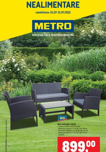 Catalog Metro - Produse Nealimentare 1 iulie - 31 iulie 2022