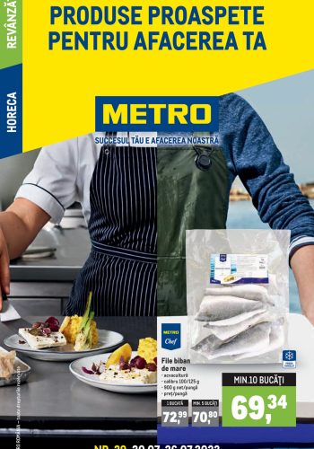 Catalog Metro - Produse proaspete pentru afacerea ta 20 iulie - 26 iulie 2022