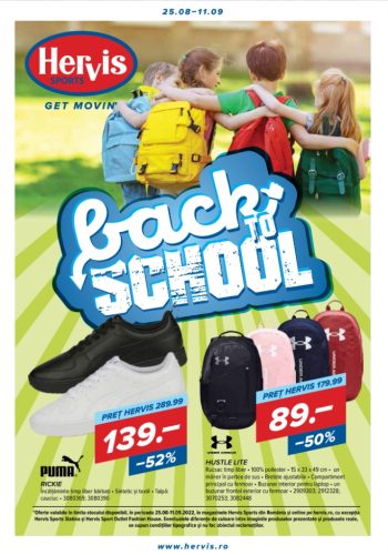 Catalog Hervis 25 august - 11 septembrie 2022 - Back to School