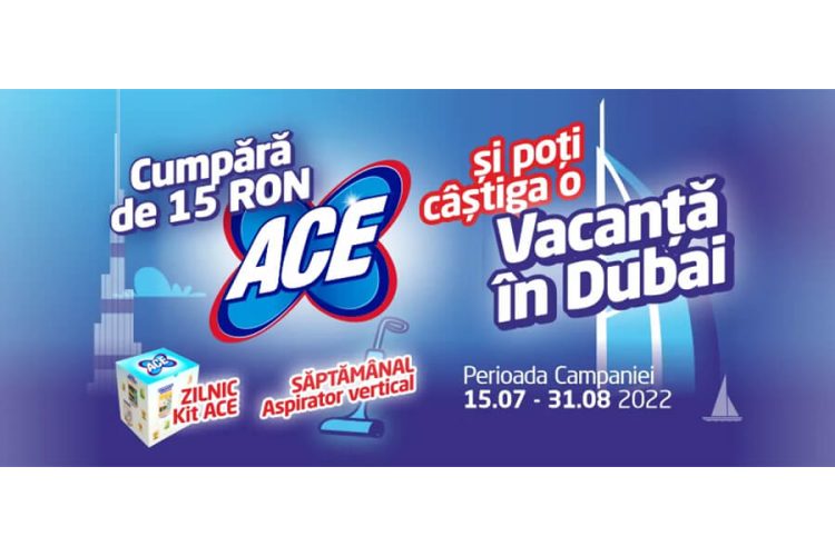 ACE - Curatenia are nevoie de ACE pentru o stralucire ca in Dubai!