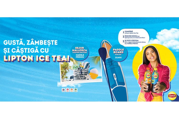 Carrefour - Gusta, zambeste si castiga cu Lipton Ice Tea