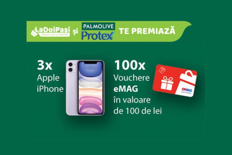 LaDoiPasi si Palmolive/Protex te premiaza - Castiga un Apple iPhone sau un voucher eMAG!