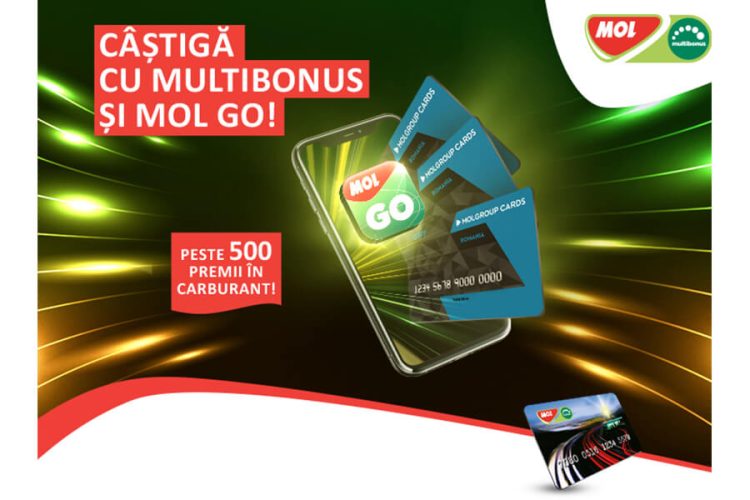 MOL - Castiga cu MultiBonus si MOL Go peste 500 premii in carburant!