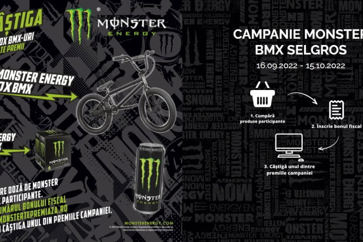 Selgros - Monster - Castiga o bicicleta BMX sau Monster MPacks!