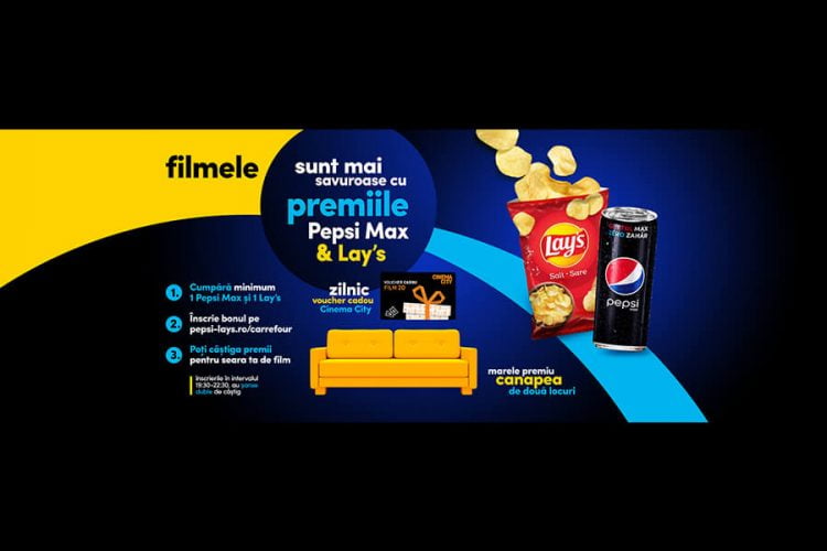 Carrefour Filmele sunt mai savuroase cu premiile Pepsi Max si Lay's