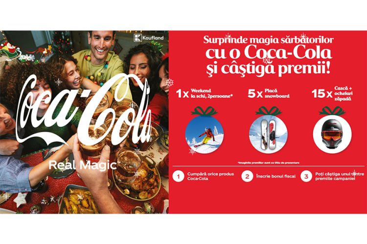 Kaufland Surprinde magia sarbatorilor cu o Coca-Cola si castiga premii