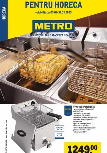 Catalog Metro Solutii Nealimentare pentru HoReCa 3 ianuarie - 31 martie 2023